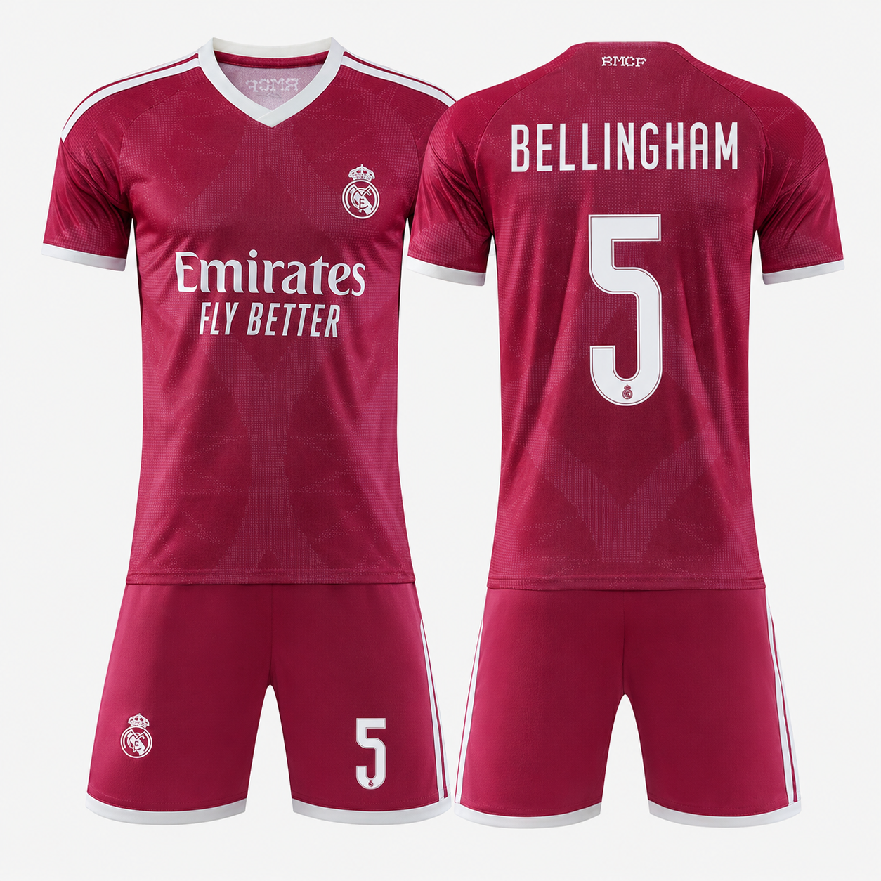 Real Madrid Football Kit – Mbappé, Vinícius, Bellingham