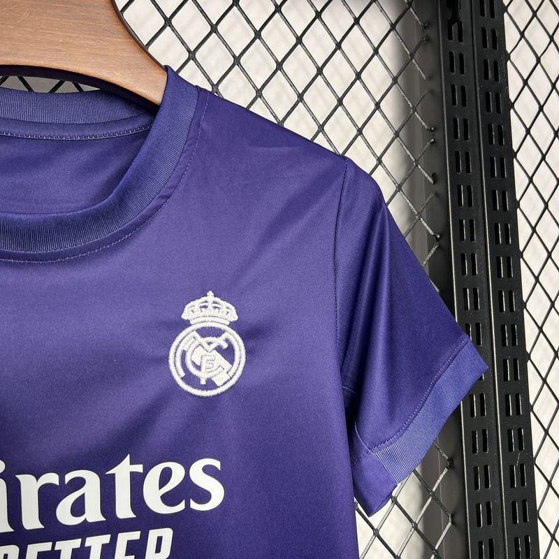 Real Madrid 2024 Y3 Fourth Rose Special Purple Jersey
