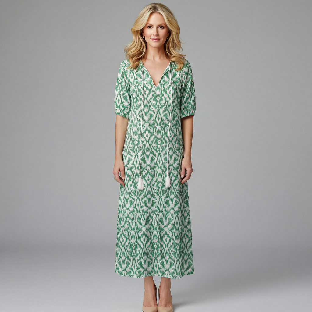 Thea Women's Floral Print Maxi Dress - Relaxed Summer Fit