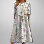 Women's Floral Empire Waist Maxi Dress | Romantic Summer Style