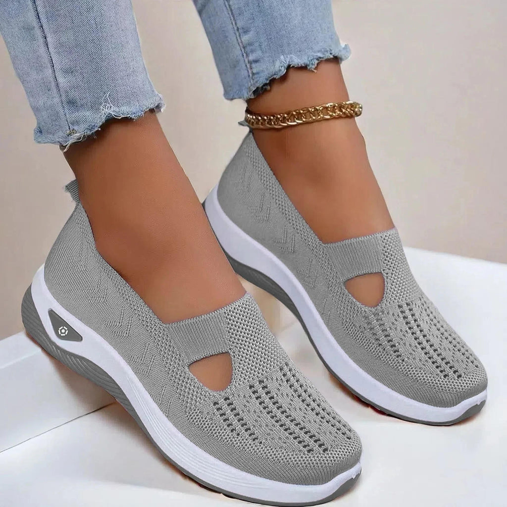 Women's Orthopedic Sneakers - Slip On Walking Trainers