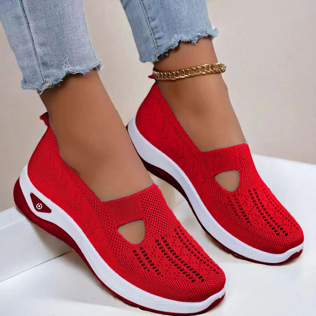 Women's Orthopedic Sneakers - Slip On Walking Trainers