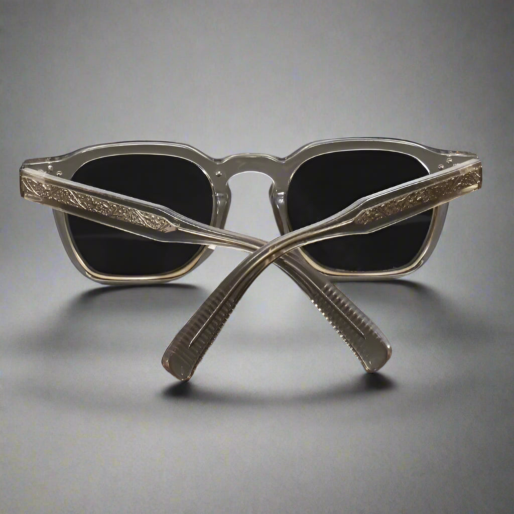 Men's Squared Sunglasses - Sculpted Temple Frames