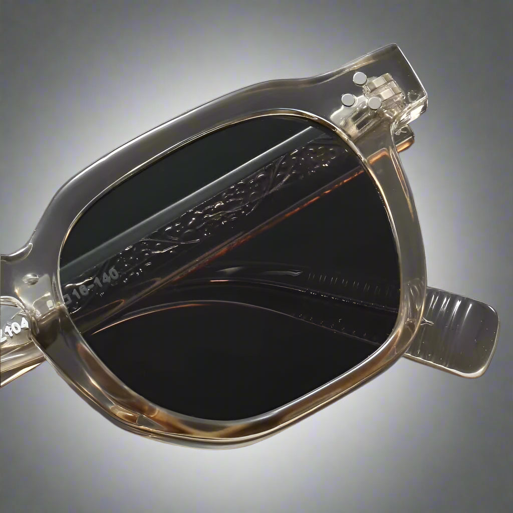 Men's Squared Sunglasses - Sculpted Temple Frames