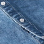 Men's Denim Button Up Shirt - Rugged Western Shirt