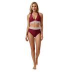 Lara | Women's High Waist Bikini Set with Push-Up Top