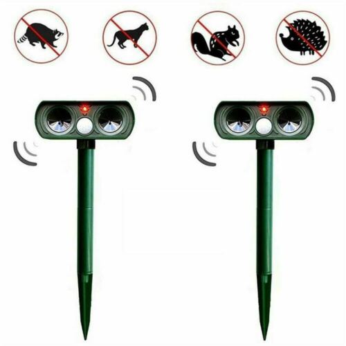 Solar Animal Repeller - Ultrasonic Garden Pest Control