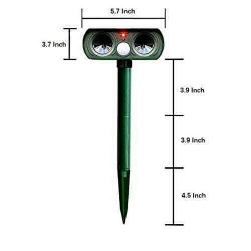 Solar Animal Repeller - Ultrasonic Garden Pest Control