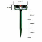 Solar Animal Repeller - Ultrasonic Garden Pest Control