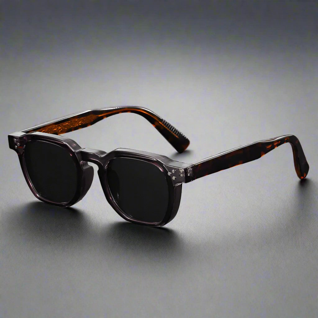 Men's Squared Sunglasses - Sculpted Temple Frames