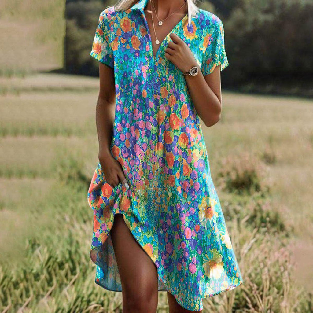 Women's Summer Dress - Boho Chic Sundress