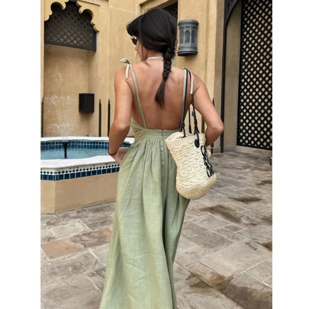 Women's Sleeveless A-Line Maxi Dress | Elegant Flowing Summer Style